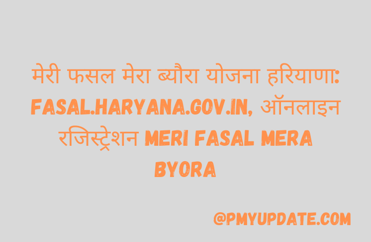 मेरी फसल मेरा ब्यौरा: fasal.haryana.gov.in, [रजिस्ट्रेशन] Meri Fasal Mera Byora {thumbnail}